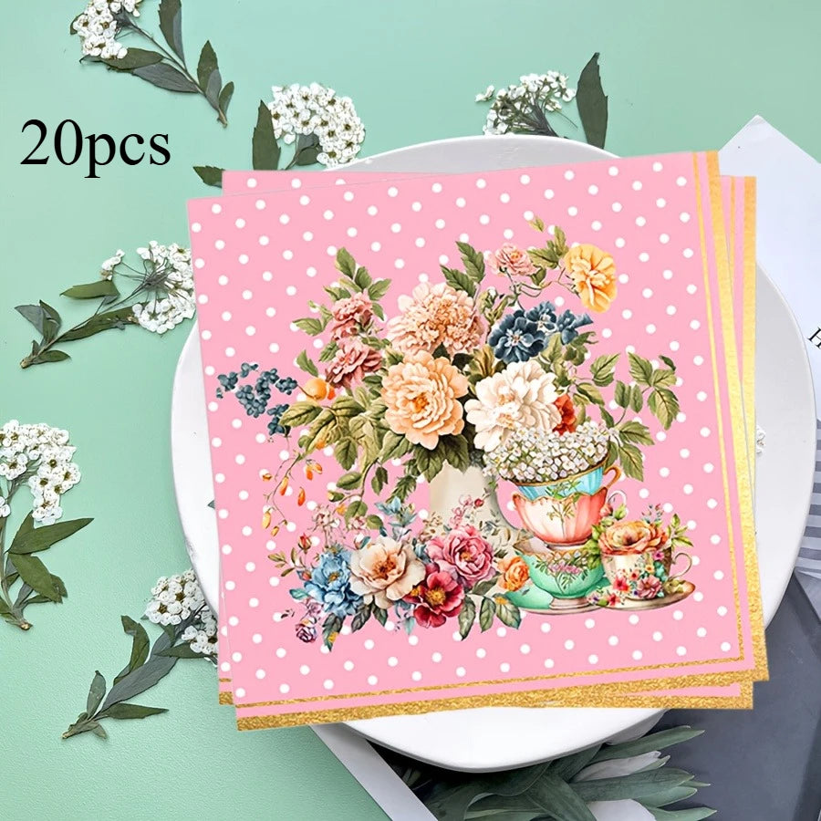CRISON Rose napkins (20 or 40 pieces)